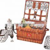 Wholesale Made in China Mini Portable Handmade Wicker Fast Food Willow Basket thumbnail-4