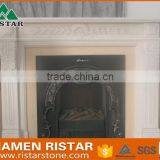 For Sale Natural White Marble Fireplace Surround Mantel RST-FP-K037 thumbnail-1