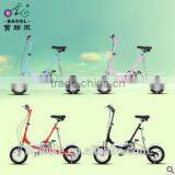 12 Inch Fashion Mini Folding Bicycle thumbnail-1