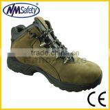 NMSAFETY Rubber Cement Sole Working Shoes With Steel Toe Cap Nubuck Leather High Quality thumbnail-1
