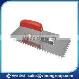 Popular Germany Notched Trowel, Stainless Steel Notched Trowel With Wooden Handle, Construction Tools thumbnail-1