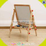 2017 Wholesale New Products Kids Wooden Blackboard Easel Best Sale Children Wooden Blackboard Easel W12B107 thumbnail-4