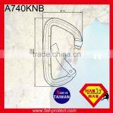 24KN Bent Gate Aluminum Mountain Climbing Carabiner Made in Taiwan thumbnail-2