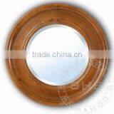 Simple Wooden Mirror Frame Round thumbnail-1