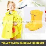 2017 New Design OEM PVC Kids Children Raincoat Rain Boot Manufacturer thumbnail-2