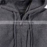 Wholesale Oem Service Men Grey Fleece Jacket Hoodies Winter Jacket thumbnail-3