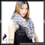 CX-A-50 Natural Color Hand Made Good Genuine Fox Fur Collar thumbnail-2