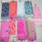 New Hot Popular Ladies Jacquard Paisley Floral Viscose Scarf for Dubai thumbnail-3