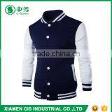 Hot Sale Custom Made Multi Color Stand Collar High School Unisex Varsity Jacket thumbnail-4