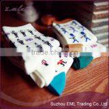 Wholesale Fashion Soldier Cartoon Printed Boy White Socks thumbnail-4