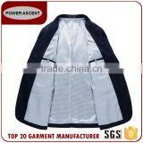 Hot Sale Oem Men Fashion Checked 2 Button Suits Jacket Blazer Suit For Men thumbnail-3
