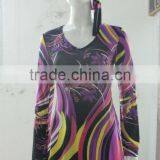 Walson 1960s 1970s 60s Retro Hippie Girl Disco Dancing Costume Groovy Hens Fancy Dress thumbnail-1