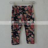 2017 Seasons Children's Clothing Wholesale Baby Girls Cotton Pants Children Floral Capris thumbnail-1