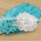 2016 New Design Baby Hair Accessories With Regular Colorful Feather Flower thumbnail-5