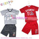 Custom Boys Pajamas Summer Designs Cotton 2pcs Pajamas Set for Boys thumbnail-1