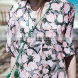 2017 New Arrived County Style Design Printing Casual Loose Dress Thin Dresses Middle Sleeve Beach Woman Dresses thumbnail-4