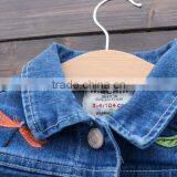 Wholesale Long Sleeve Embroidery Kids Denim Jacket thumbnail-3