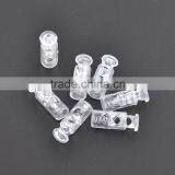 Transparent Plastic Round Ball Cord Lock End Toggles Spring Clip Stoppers 4mm Shoelace Bungee Shock Cord K-334 thumbnail-1