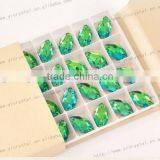 Peridot Crystal Strass Stone Sew on for Wedding Dress thumbnail-1