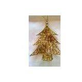 OEM / ODM Small Golden Tree Pendant Personalized Christmas Decoration thumbnail-1