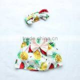 Latest Lovely Leopard Grain Skirts Organic Cotton Baby Children Clothes Set thumbnail-4