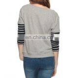 CHEFON Women Long Striped Sleeve Pullover Sweatshirt CFH034 thumbnail-3