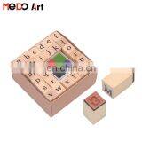 2017 Hot Sales Custom Kids Rubber Stamp Letters Embossing Stamp Kit thumbnail-4