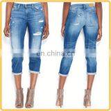 Import From China Fashion Design Women Denim Capri thumbnail-1