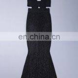 Amigo Celebrity Black Sleeveless Hollow Out Sliver Tulle Mermaid Maxi Bandage Dress for Taller Ladis thumbnail-3