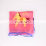 Store fashion pony horse print joker chiffon silk pashmina shawls scarf