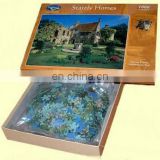 Customize full color printing various shape cardboard jigsaw puzzle