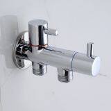 Double Switch Double Control Angle Valve Water Distribution Valve One in Two Out Diverter Valve thumbnail-2