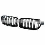 Двойные передние килевые флюги для решетки радиатора BMW F30. Цвет решетки радиатора - глянцевый черный. Решетка радиатора для BMW F30, F31 с 2012 года выпуска, 3-й серии: 320i, 328i, 335i, 335i thumbnail-6