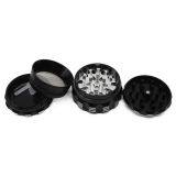 D63MM&H50MM Aluminium Alloy 4-layers White Line Kito Logo Printed Smoking Grinder Tobacco Grinder Smoking Accessories thumbnail-3