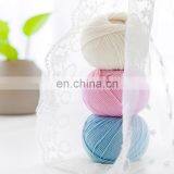 Yarncrafts Soft Pastel Breathable Baby Hand Knitting Fancy Merino Silk 100% Lamb Wool Yarn thumbnail-3