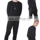 Custom Blank 100 Soft Cotton Long Sleeve Casual Blank Mens Crew Neck T-shirt thumbnail-5