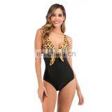 2020 Women's One-Piece Swimsuit Flower Lace Bikini Swimwear OEM thumbnail-1