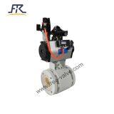 Pneumatic Operated Ceramic Lined WCB Ball Valve thumbnail-5