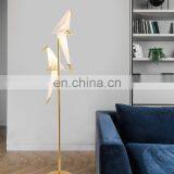 Indoor Modern Hotel Decoration Bird Shade Led Standing Floor Lamp Lampara de Pie Moderna thumbnail-2