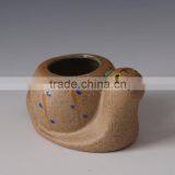 Ceramic Flower Pot With Water Indicator Desktop and Office Pot thumbnail-2