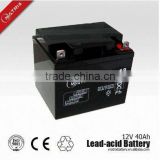 free maintenance type 40ah 12 voltage lead acid battery