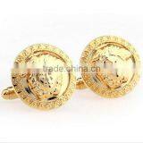 Gold Medusa Greek Mythology Protectres?s Novelty Wedding Mens Cufflinks thumbnail-2