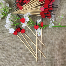 Custom Disposable Colorful Bead Bamboo Cocktail Pick Skewer for Camping, Party, Wedding thumbnail-5