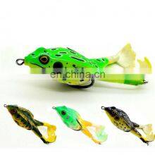 New 9cm/13.7g Topwater Fly Fishing Artificial Insect Soft Lures Frog Fishing Lure thumbnail-1
