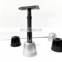 Safety Razor Stand Stainless Steel Beard Razor Stand For Men And Women thumbnail-1