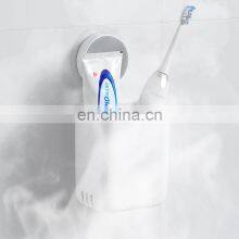 Bathroom Non-trace Stick Wall Mounted Organizer Toothbrush Rack Shelf Toothpaste Display Bathroom Storage Racks thumbnail-3