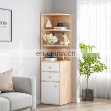 Home Modern Design Multifunctional Furniture Quality Corner Cabinet Living Room Solid Wood Corner Cabinet thumbnail-4