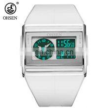 OHSEN AD0518 Men Quartz Watch LED Dual Digital Luminous Hands Wristwatch thumbnail-2