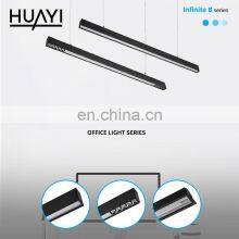 HUAYI High Brightness 25w 30w 50w Aluminum Indoor Supermarket Office Ceiling Hanging LED Linear Light thumbnail-4