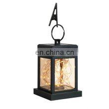 Solar Spotlights Waterproof Outdoor Solar Lantern Lawn Lamp LED Atmosphere Candle Lawn Garden Lights thumbnail-4